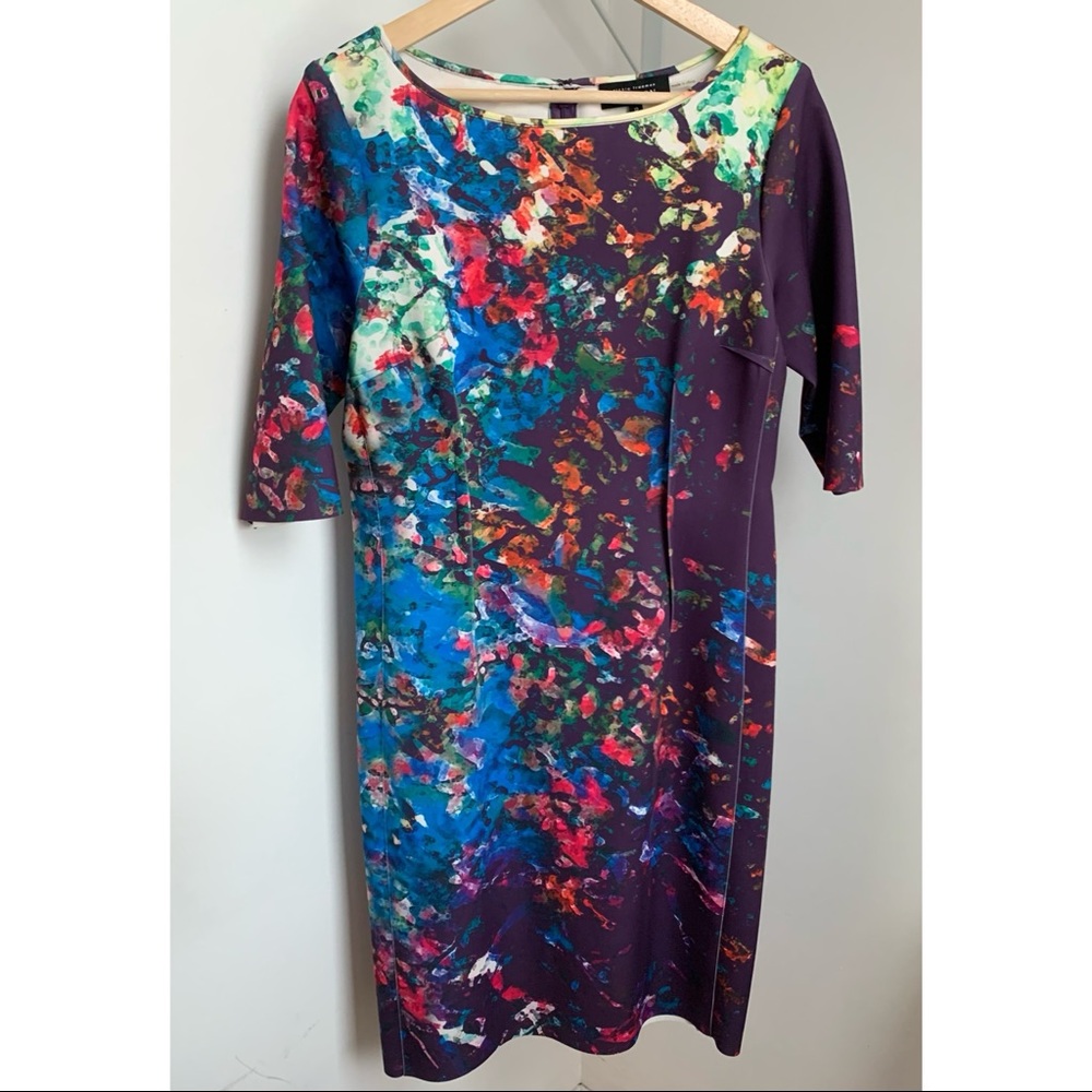 Rickie Freeman for Teri Jon • 12 • Scuba Floral Print Dress